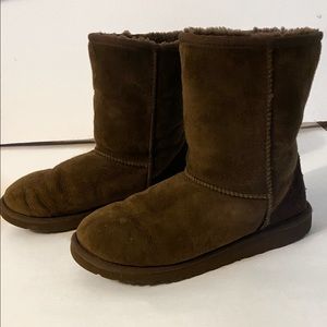 UGG brown classic short boots